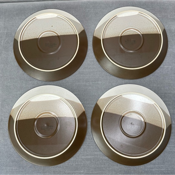 Vintage Mikasa Studio Kiln Plates Set of 4 Ben Seibel 1970s/1980s - Picture 3 of 14